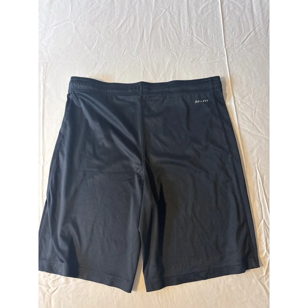 Nike Dri-FIT Soccer Shorts Mens XL (34) Black Blue Knights‎ Training